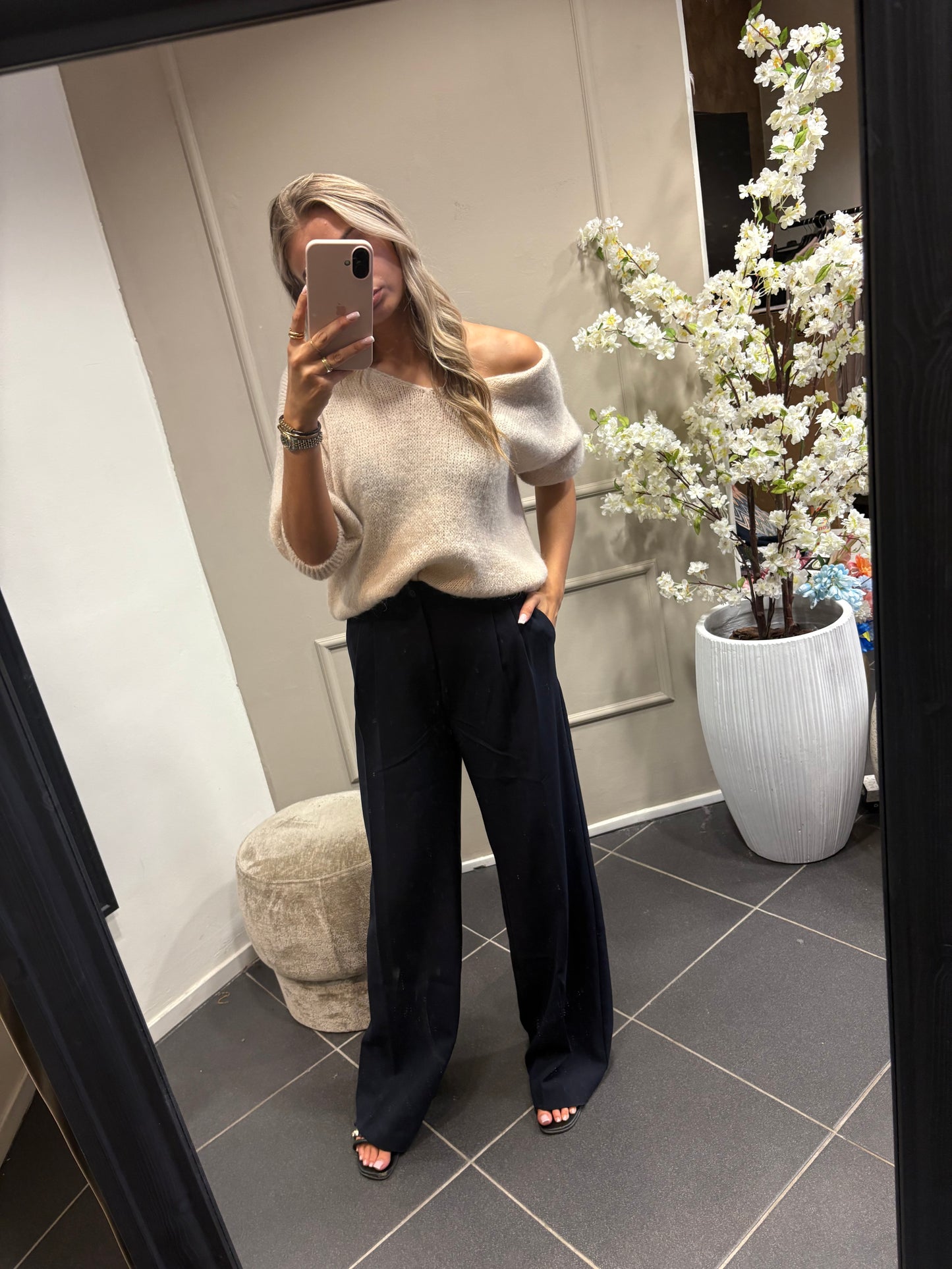 Anouk top beige