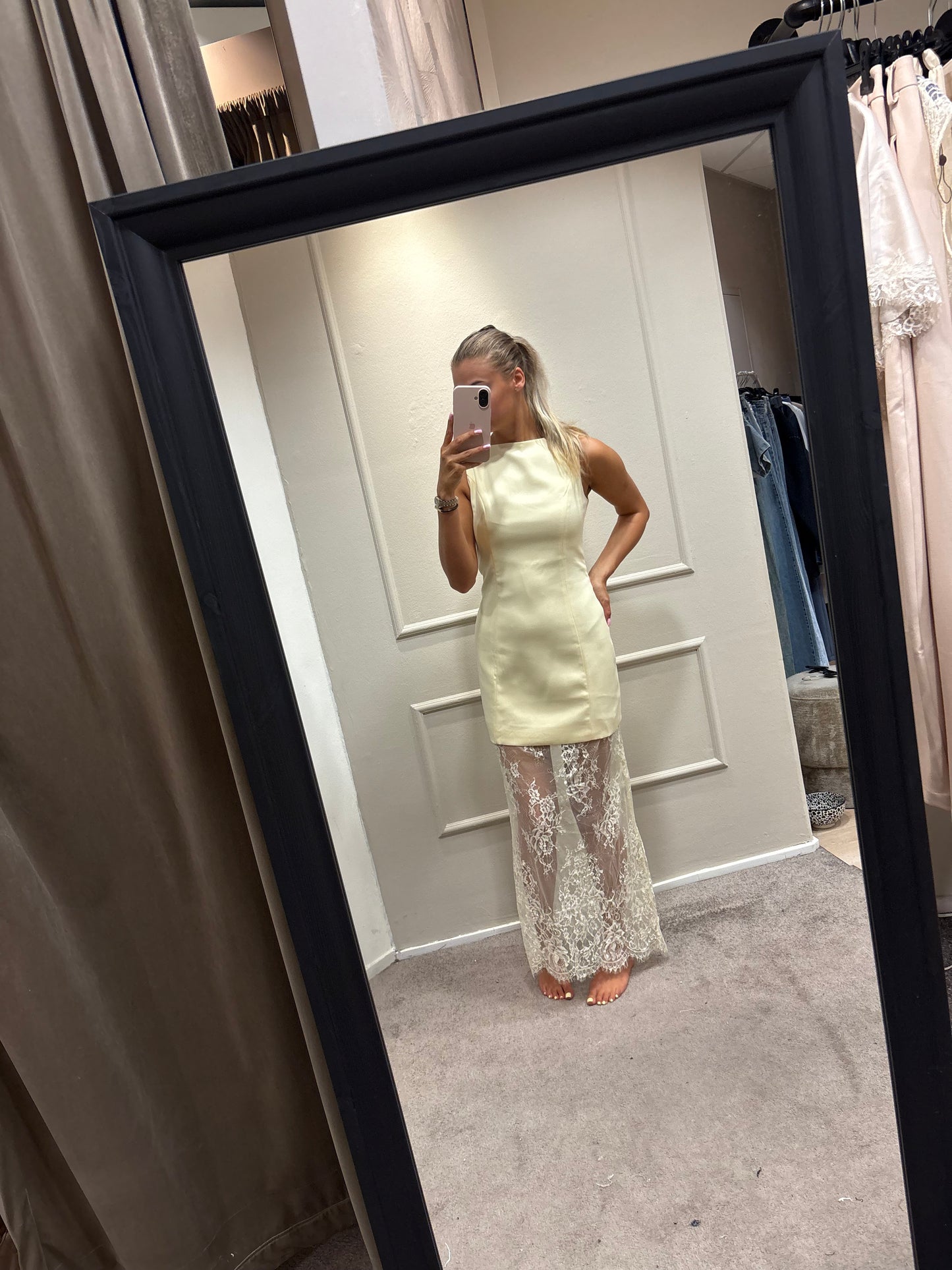 Shania dress - Geel