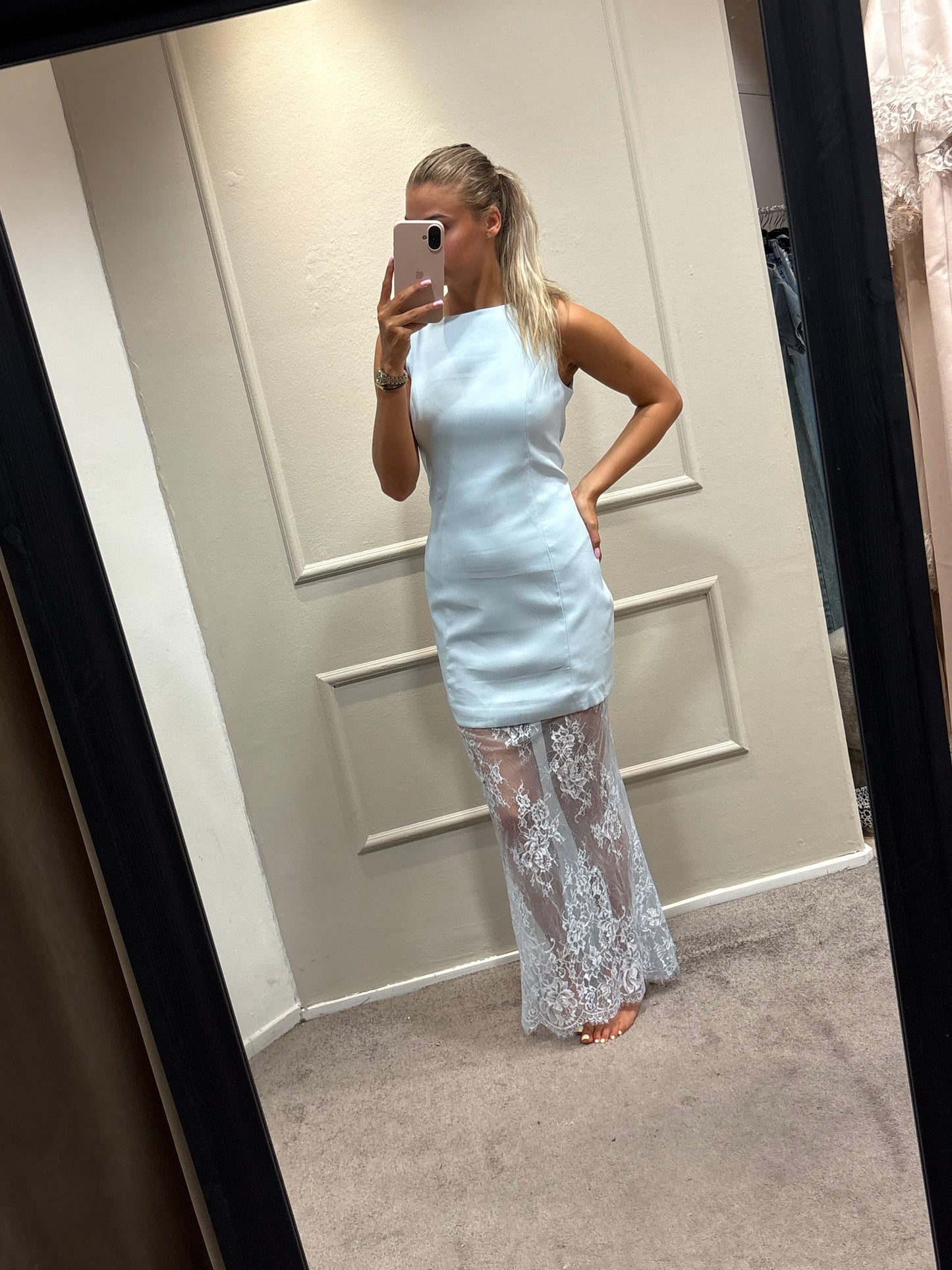Shania dress - Blauw