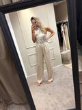 Satin set - Beige
