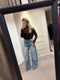 Tina blouse - Bruin