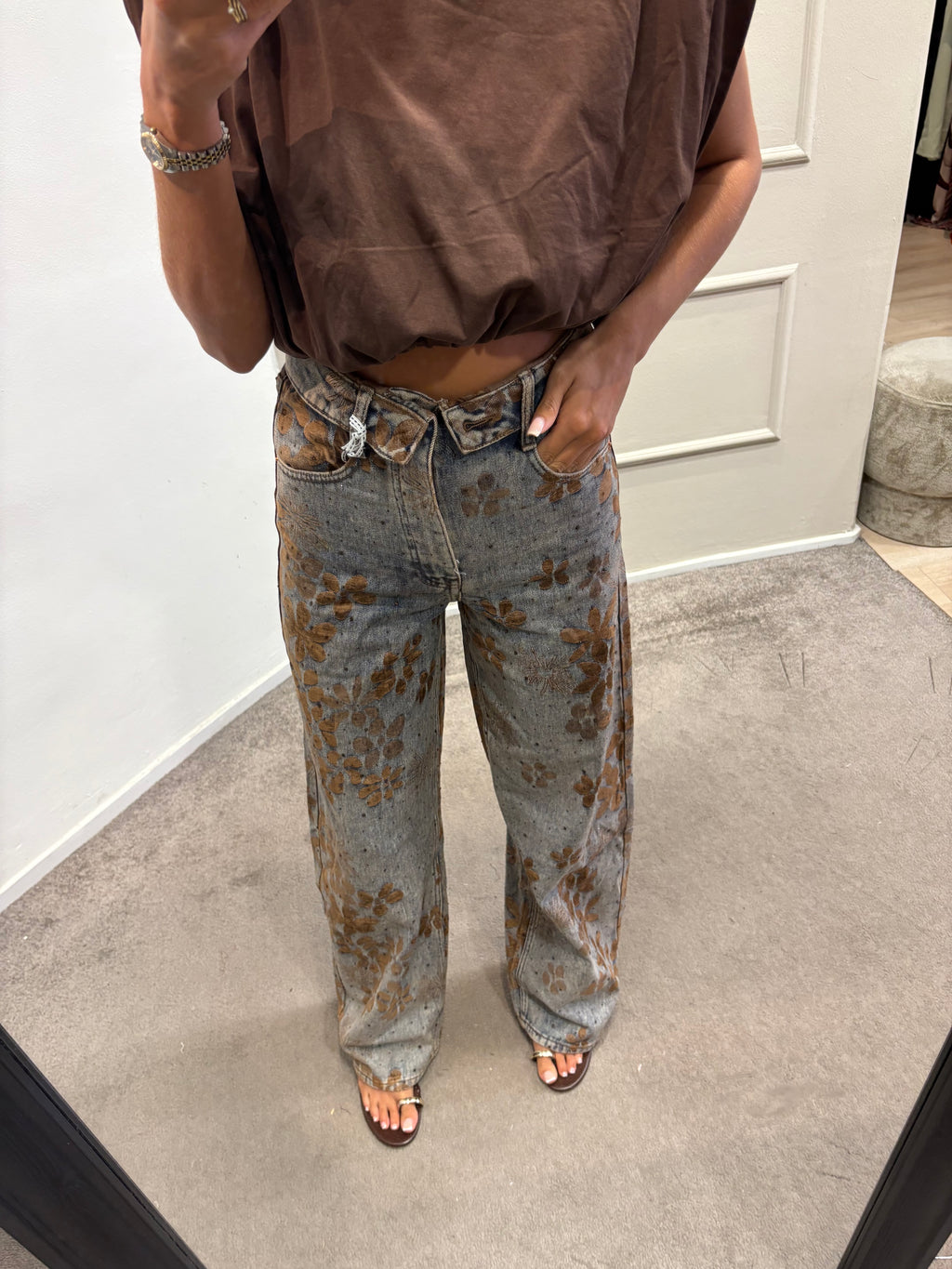 Glitter jeans
