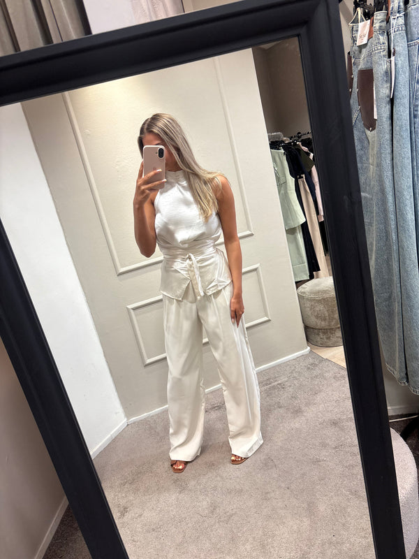 Do pantalon - crème