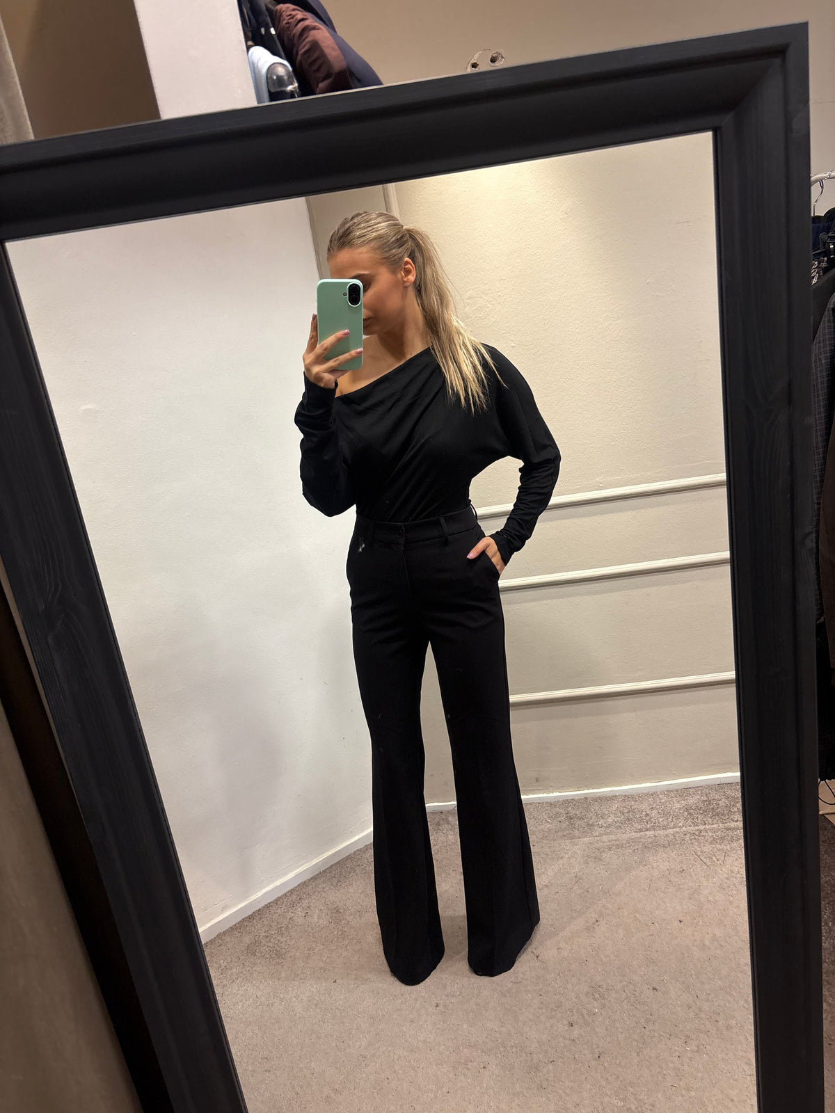 Senna pantalon - Zwart