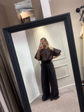 Balloon blouse - Bruin