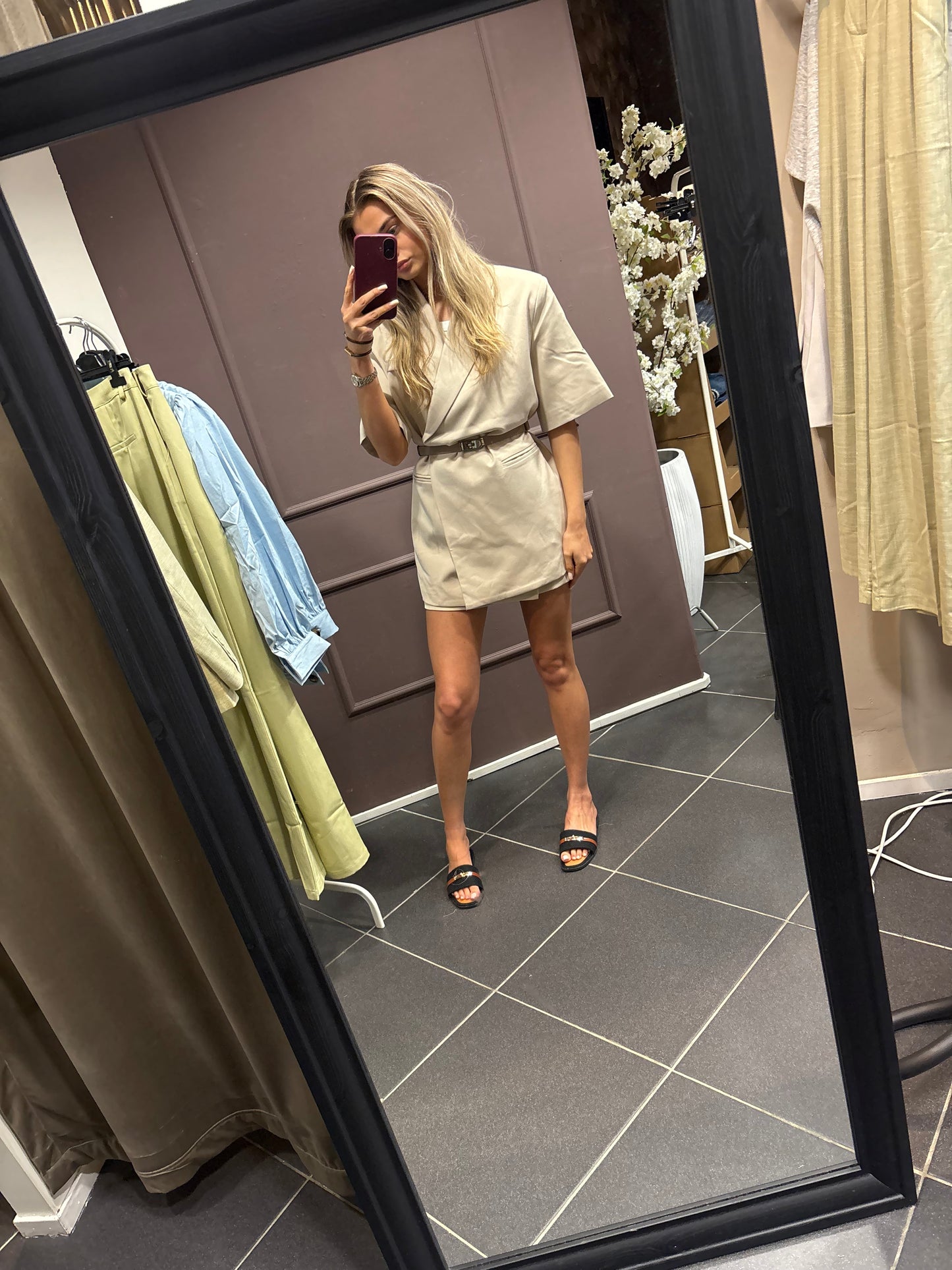 Blazer skort set