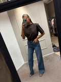 Margot top - Bruin