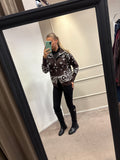 Nina vest - Bruin