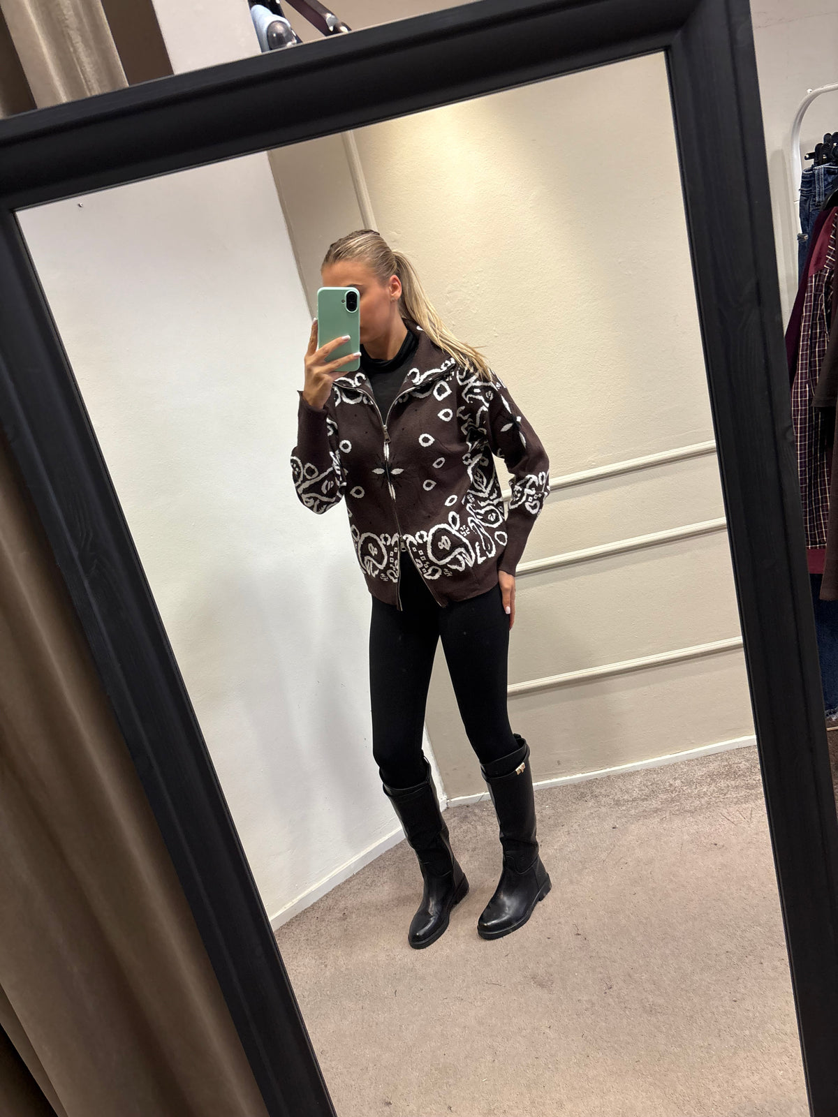 Nina vest - Bruin
