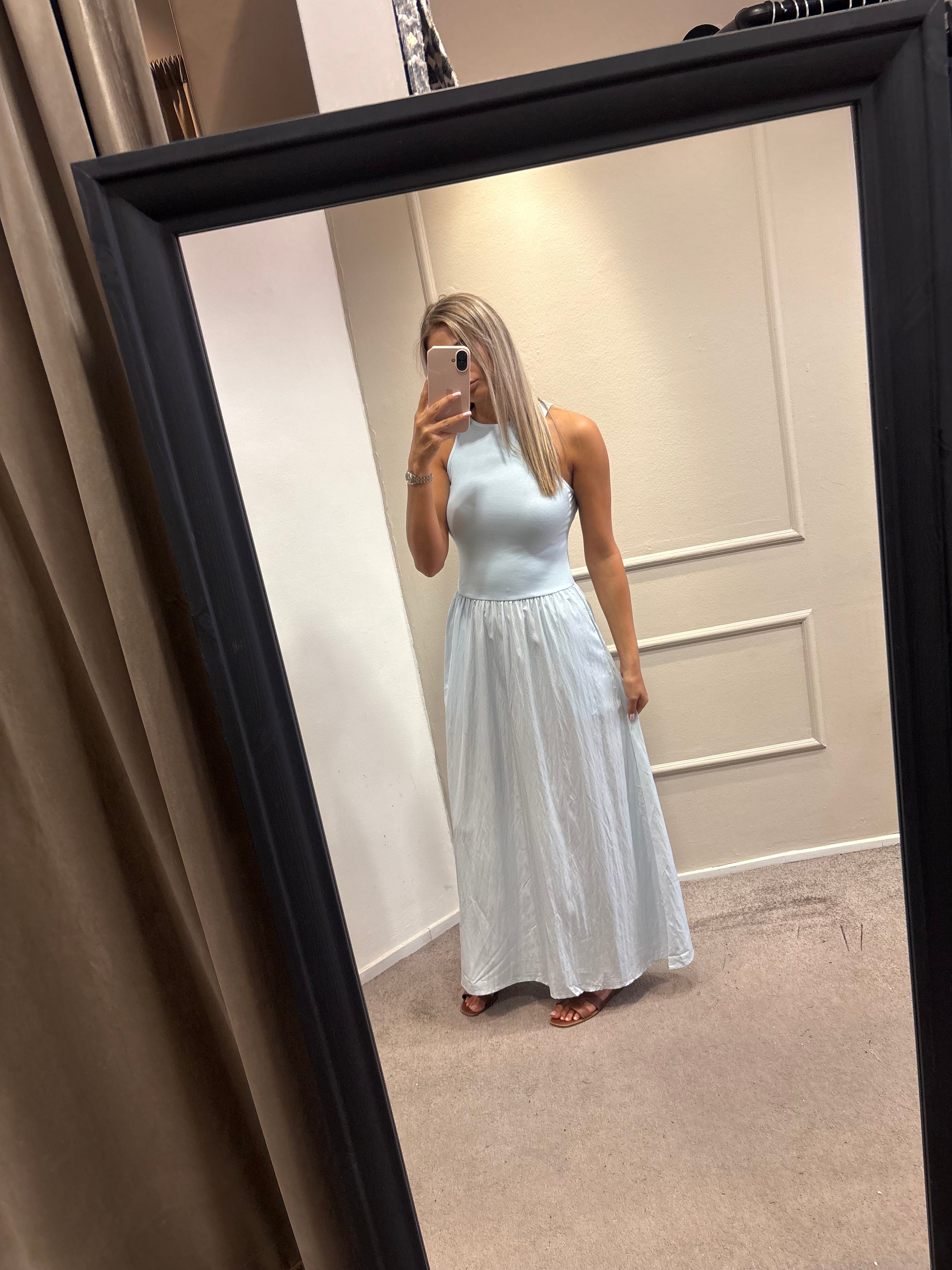 Ivana dress - Blauw
