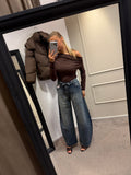 fold jeans