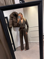 Sanne pantalon - Bruin