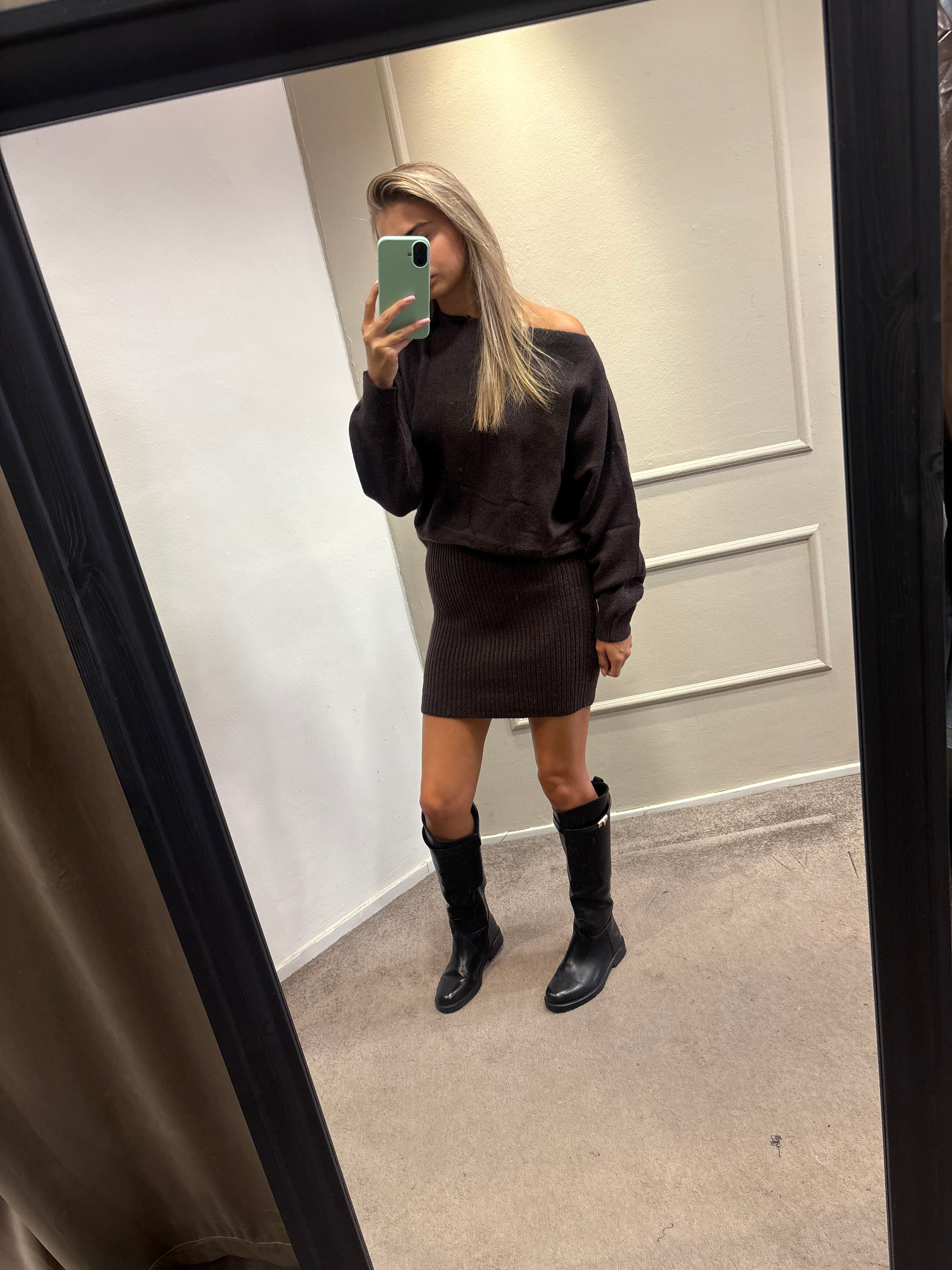 Knit dress - Bruin
