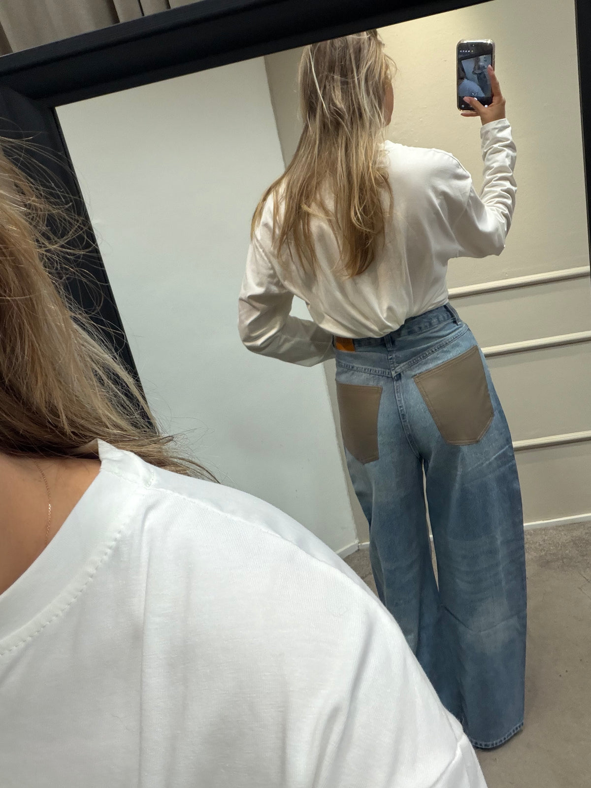 Green jeans