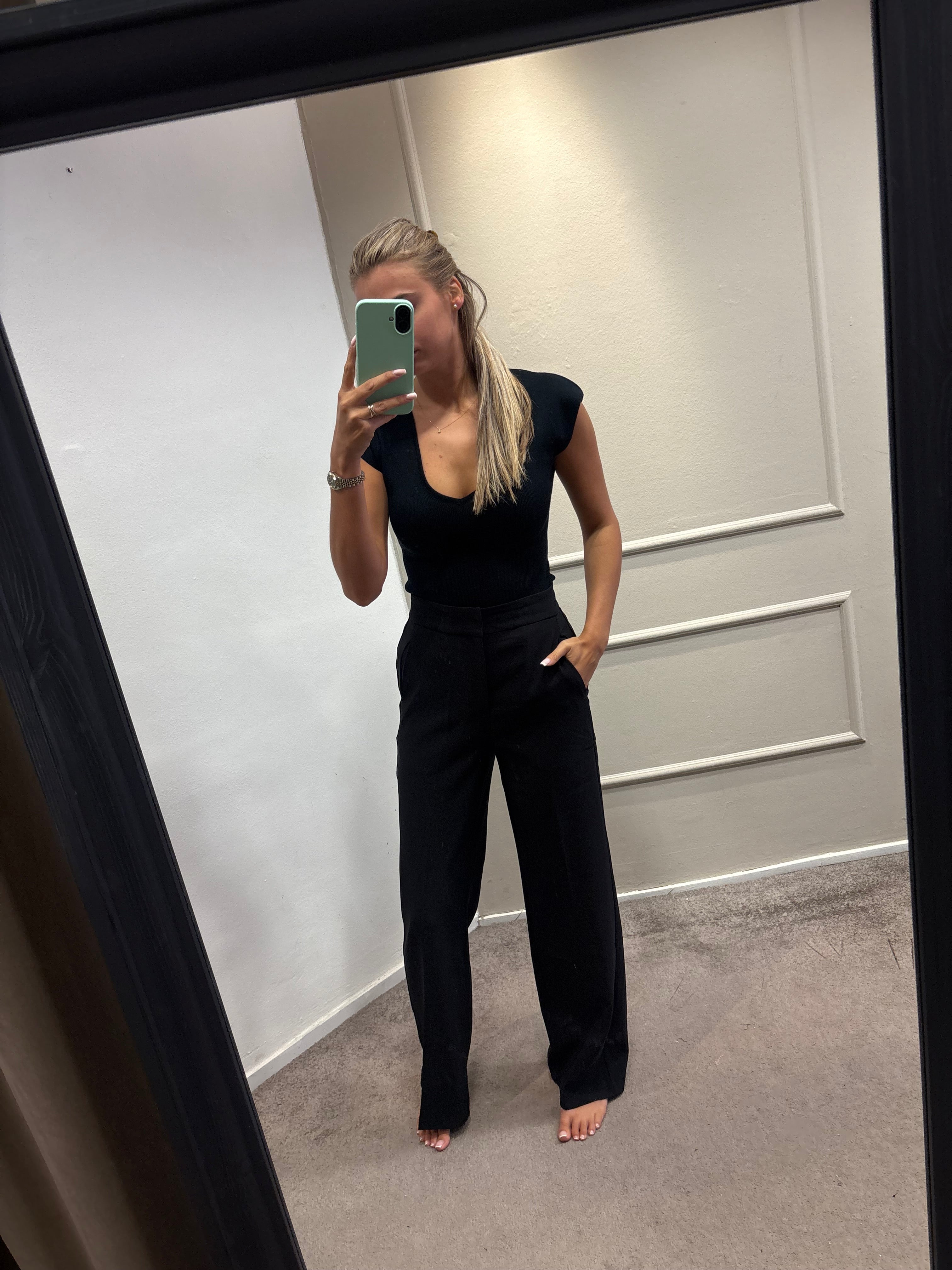 Nina top - Zwart