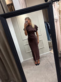 Dominique dress - Bruin