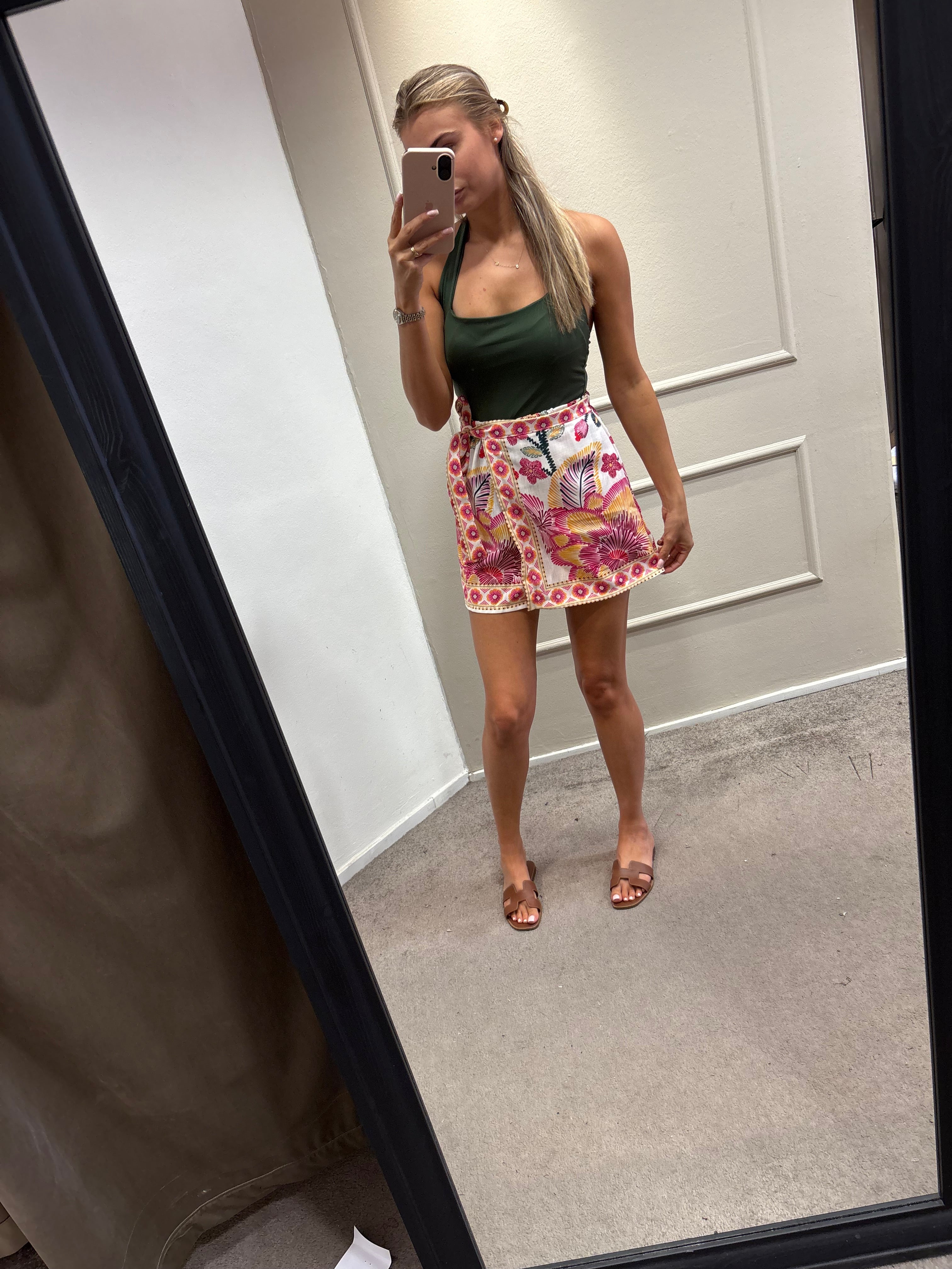 Flower skort