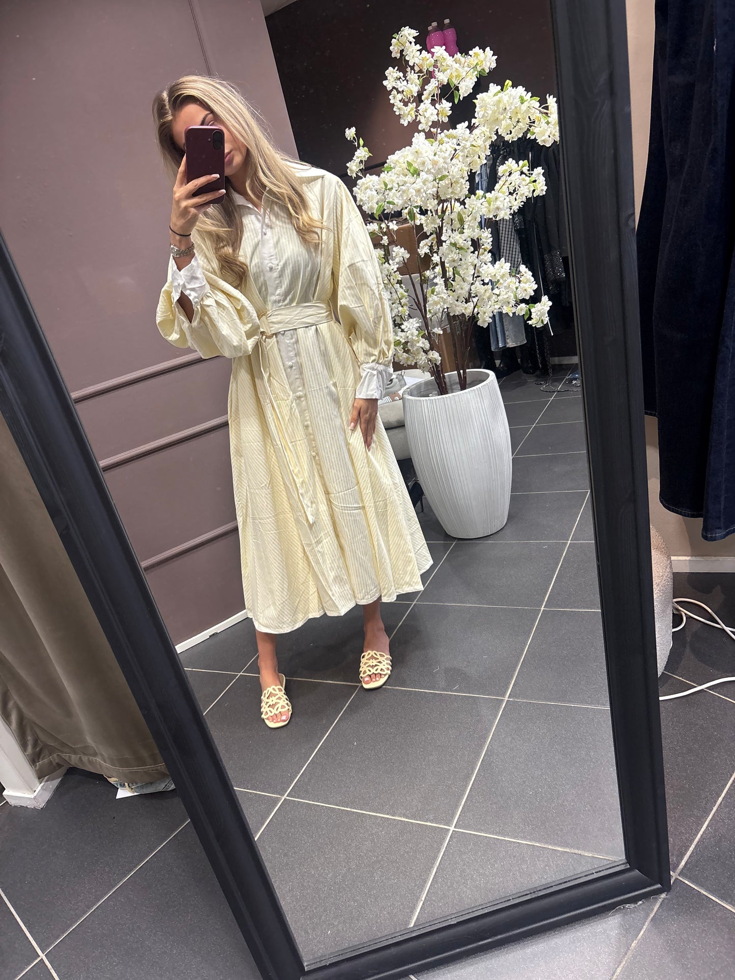 Ashley dress - Geel
