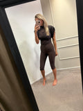 Capri legging - Bruin