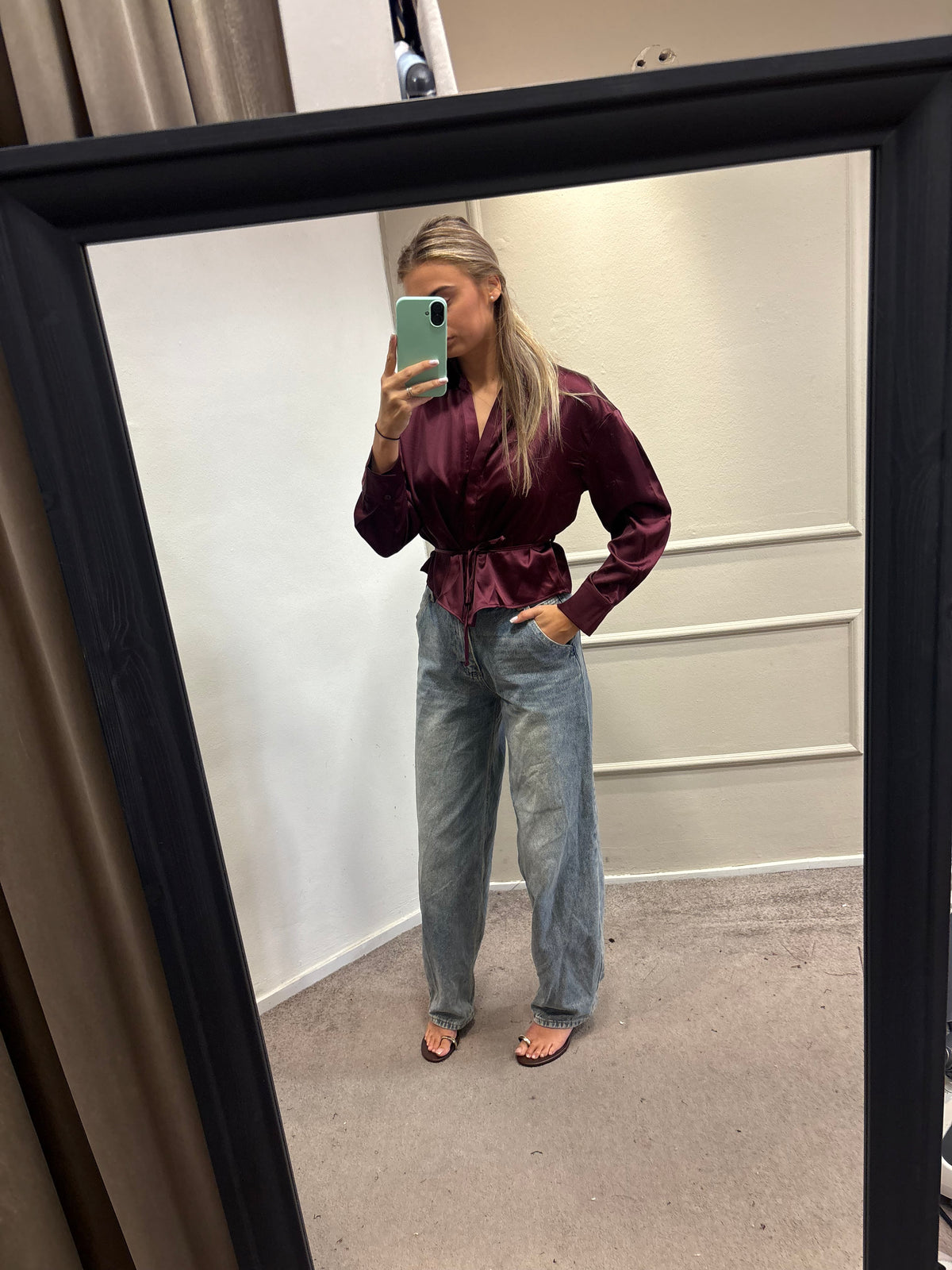Romy blouse - Bordeaux