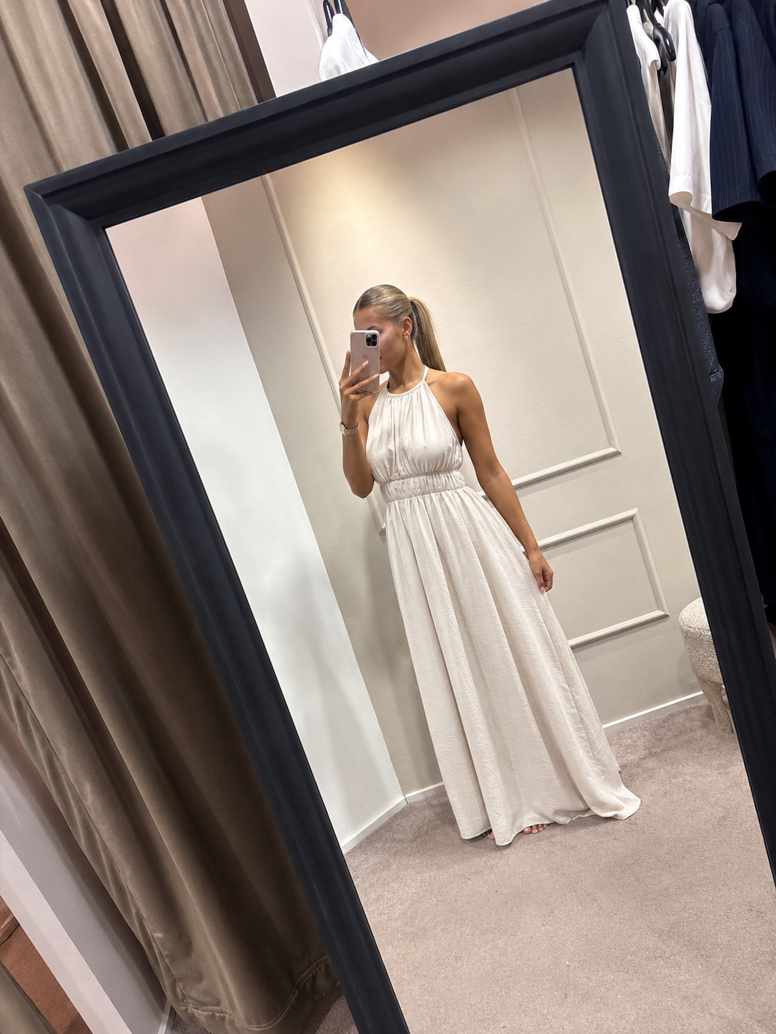 Summer dress  long- Beige pre order