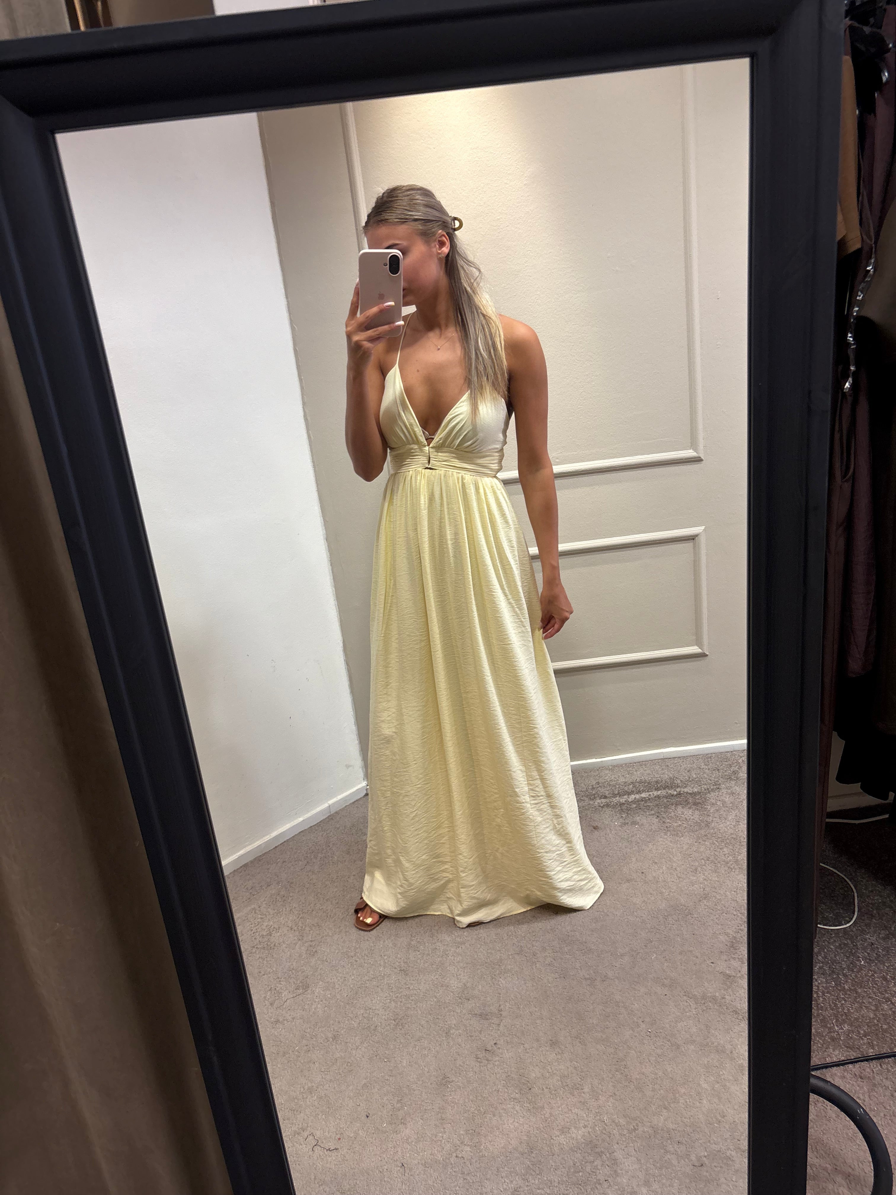 Oliva dress - Geel