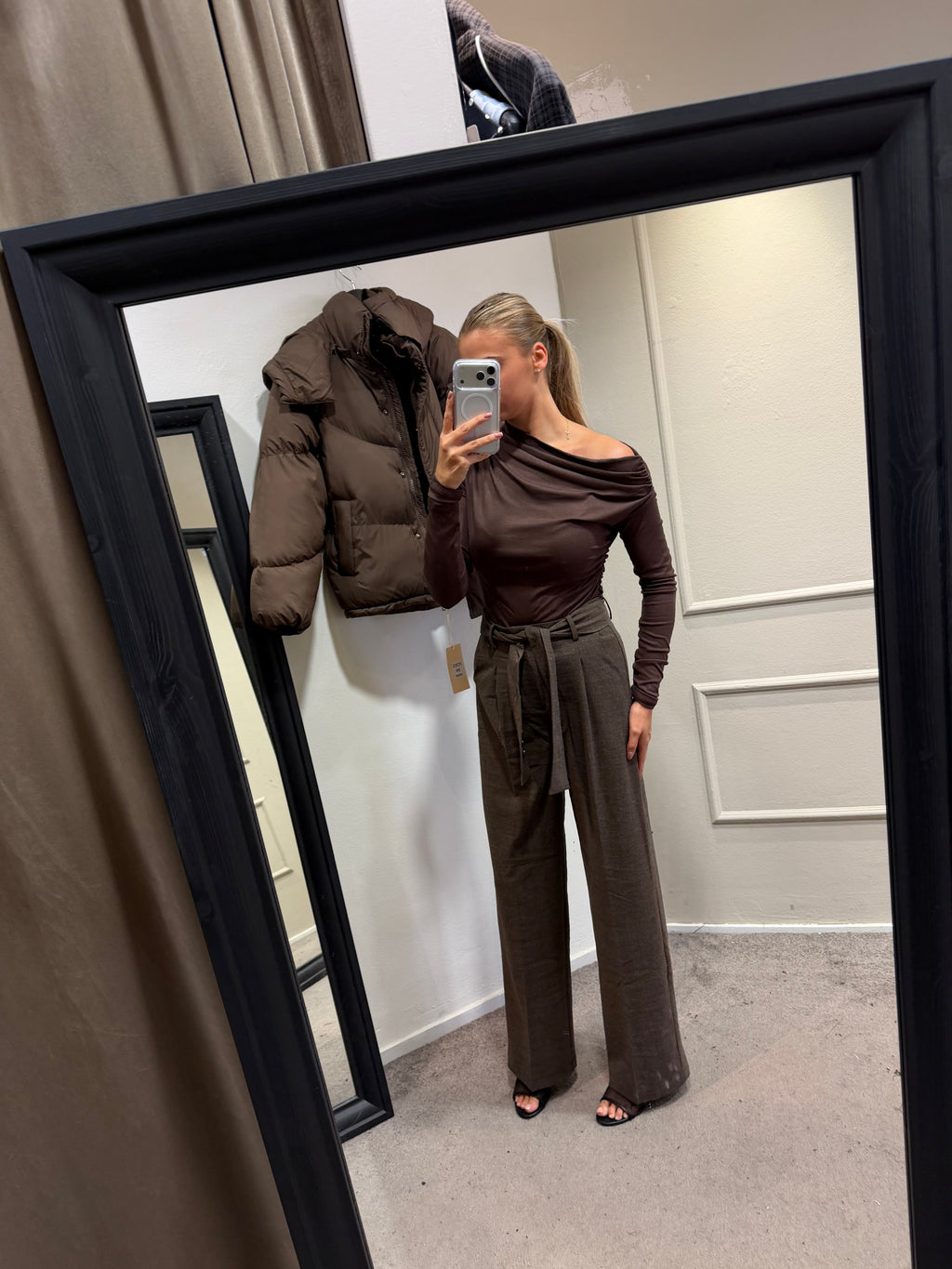 Sanne pantalon - Bruin