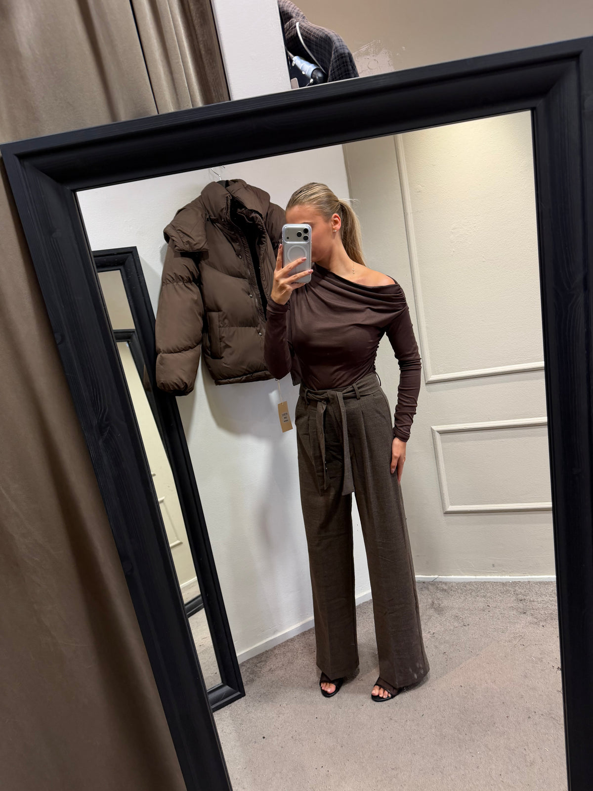 Sanne pantalon - Bruin