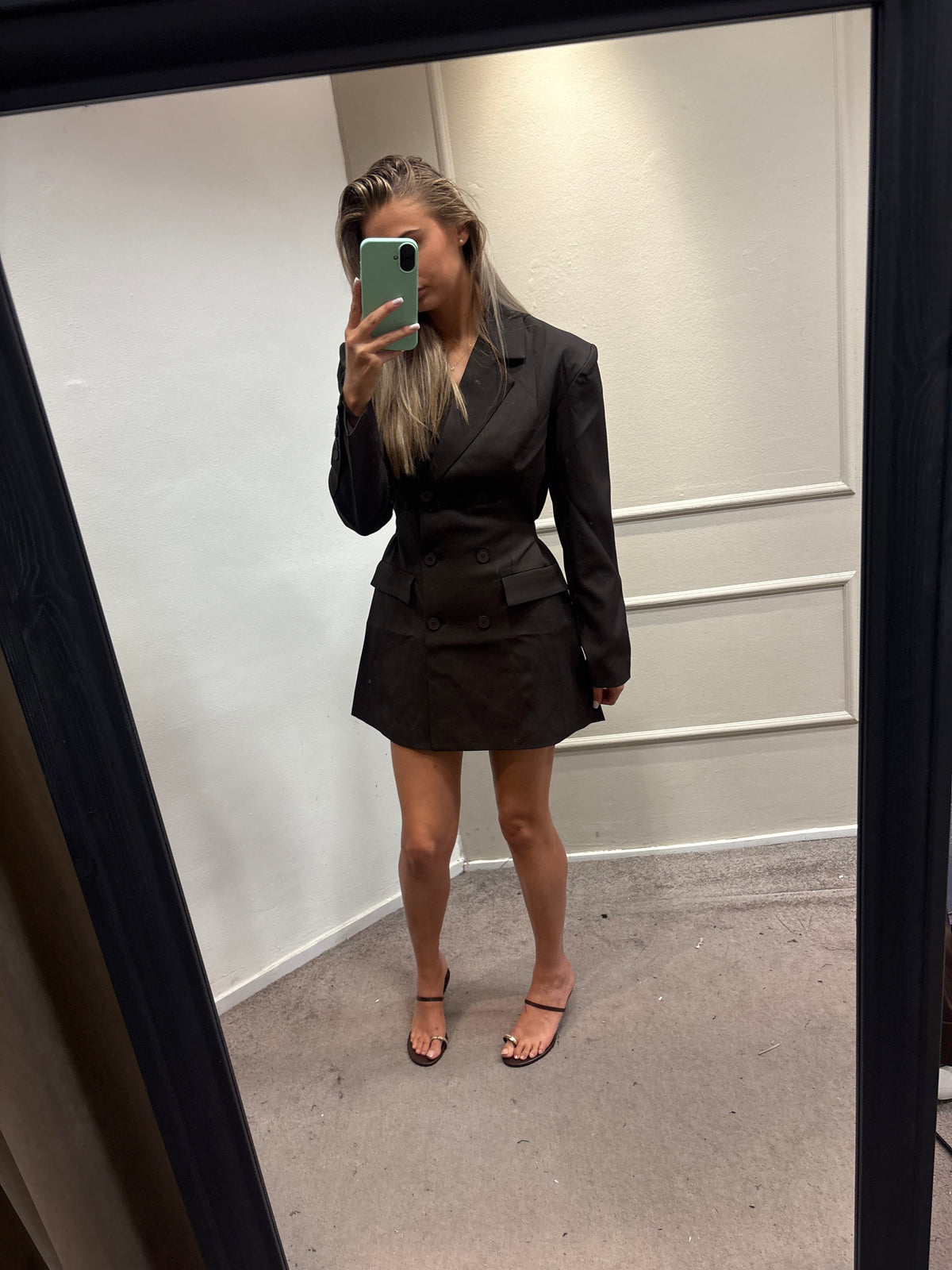 Blazer dress - Bruin
