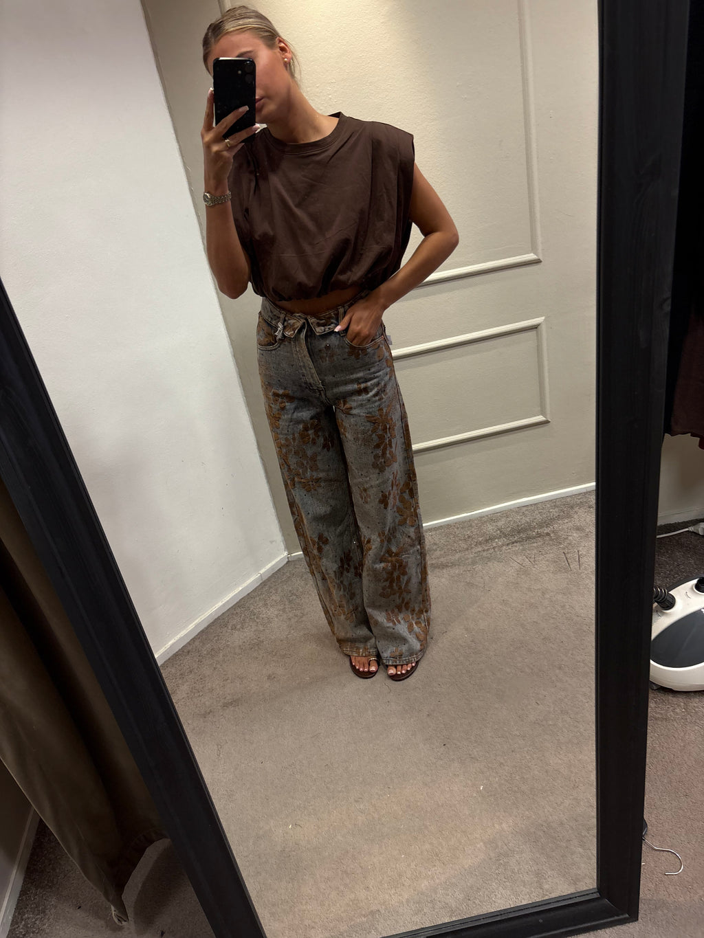 Glitter jeans