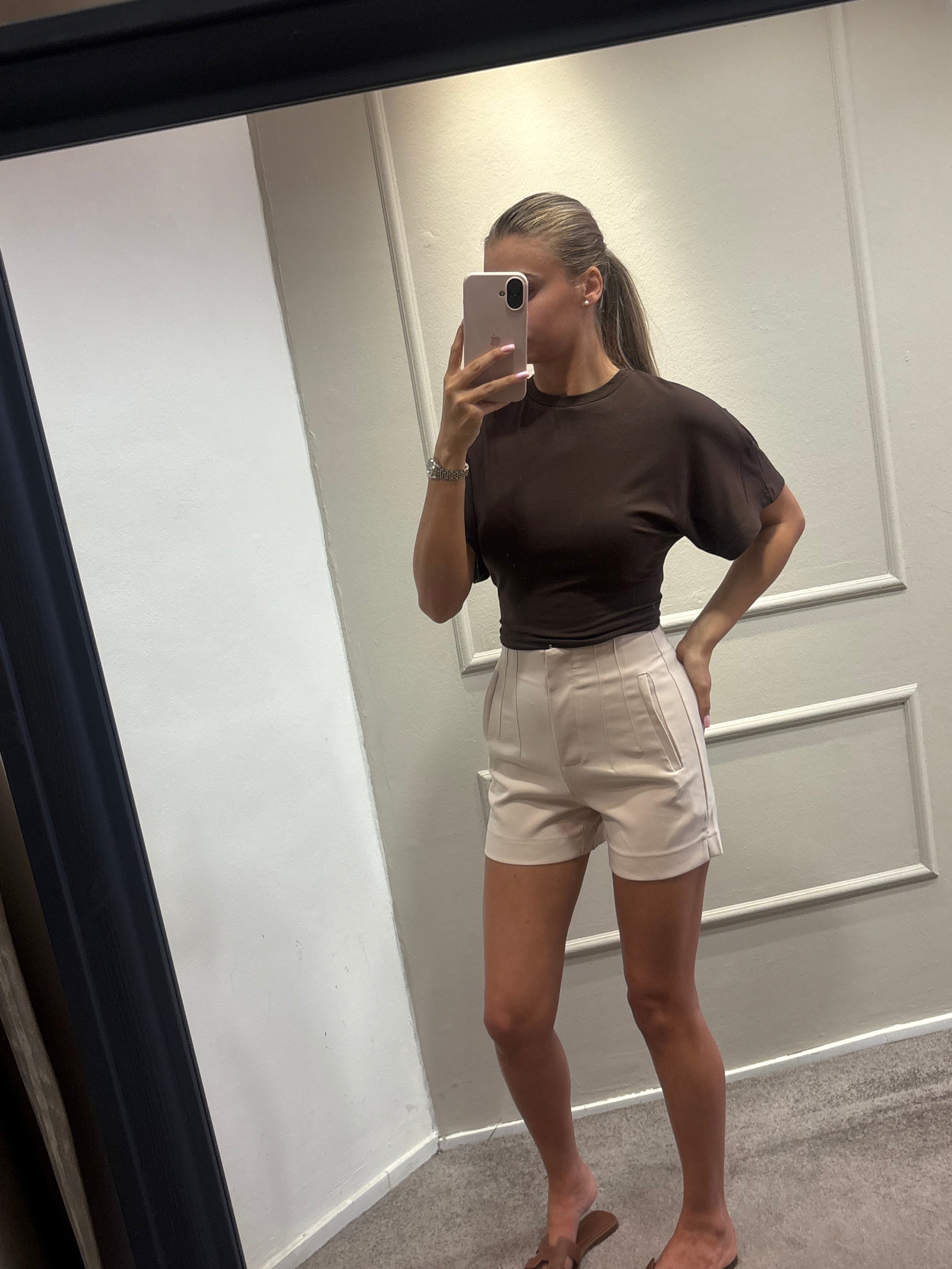 Basic shirt - Bruin