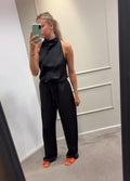 Satin set - Zwart