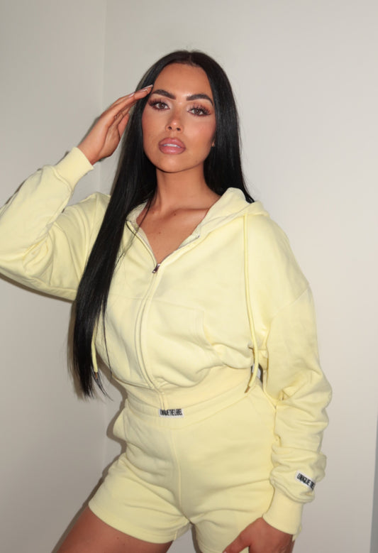 Unique the label 
MOLLY SHORTS - SOFT YELLOW