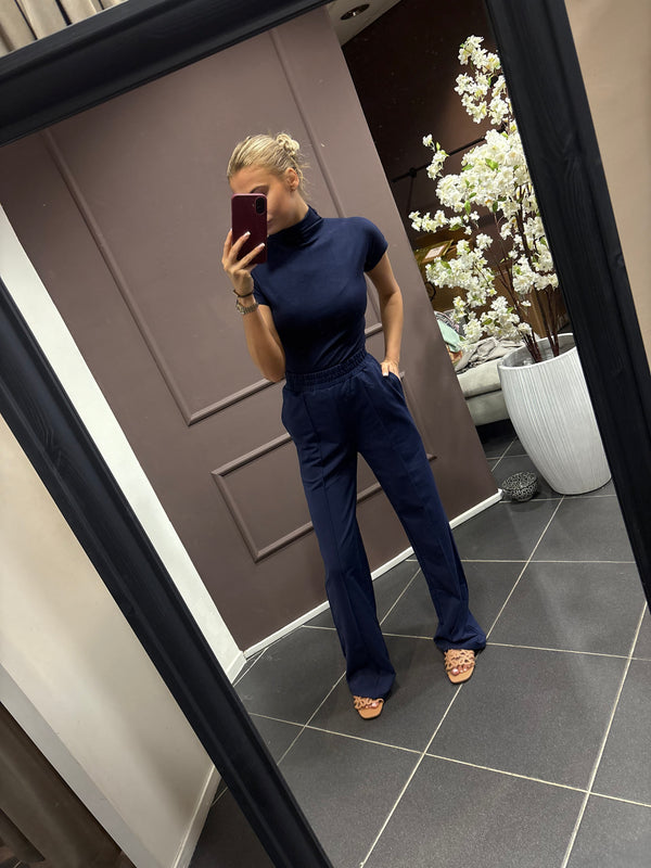 Basic top - donkerblauw