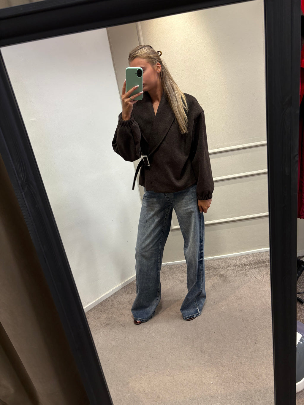 Vilt jacket - Bruin