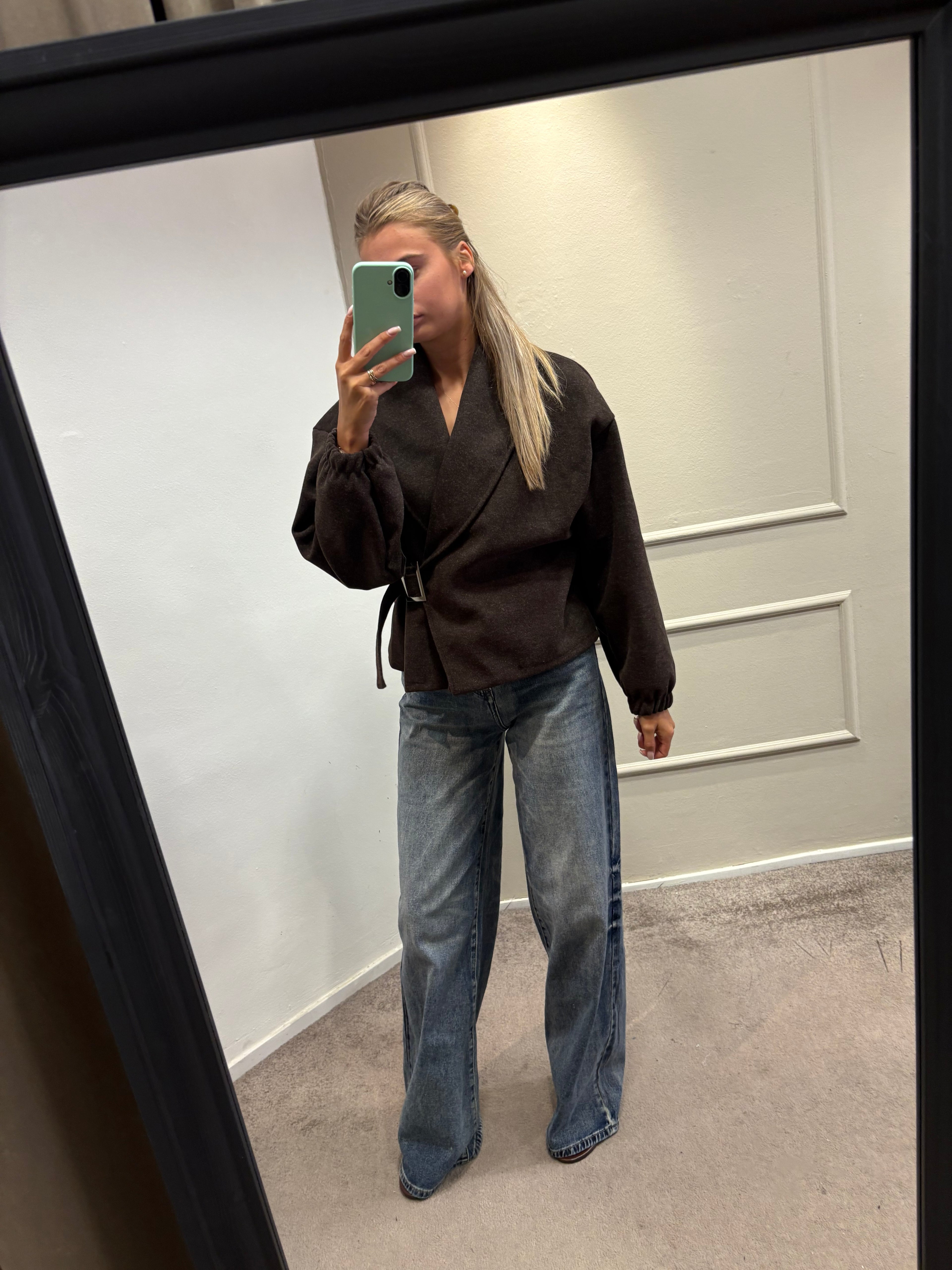 Vilt jacket - Bruin