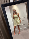 Strapless playsuit
