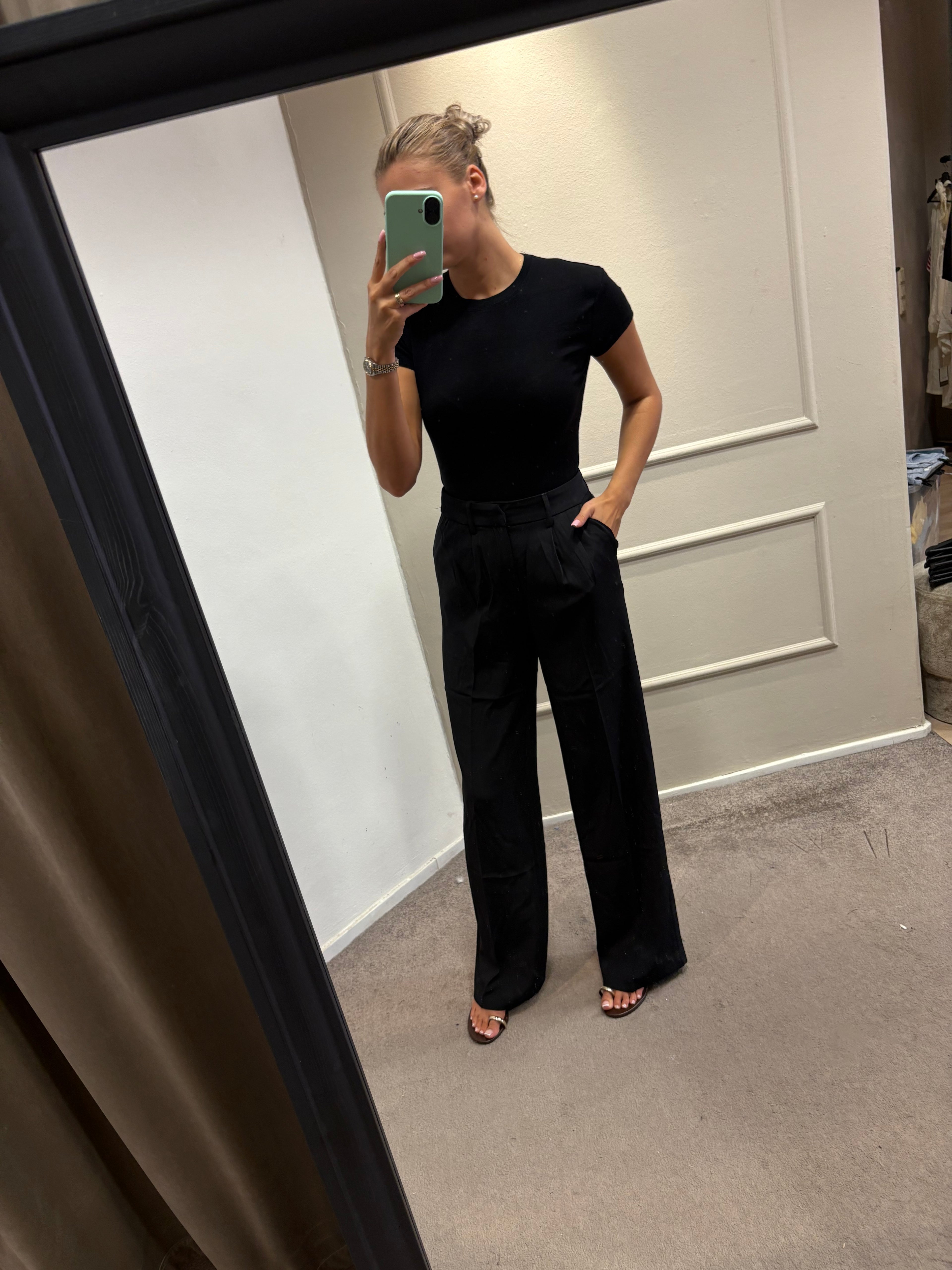 Basic t-shirt - Zwart