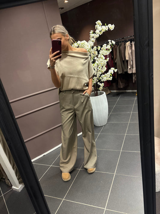 Lotte top - taupe