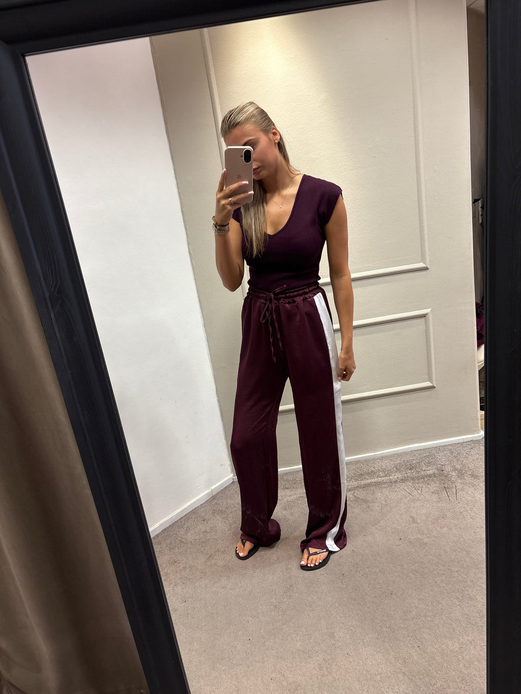 Nina top - aubergine