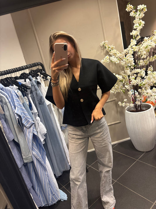 Dana top - Zwart