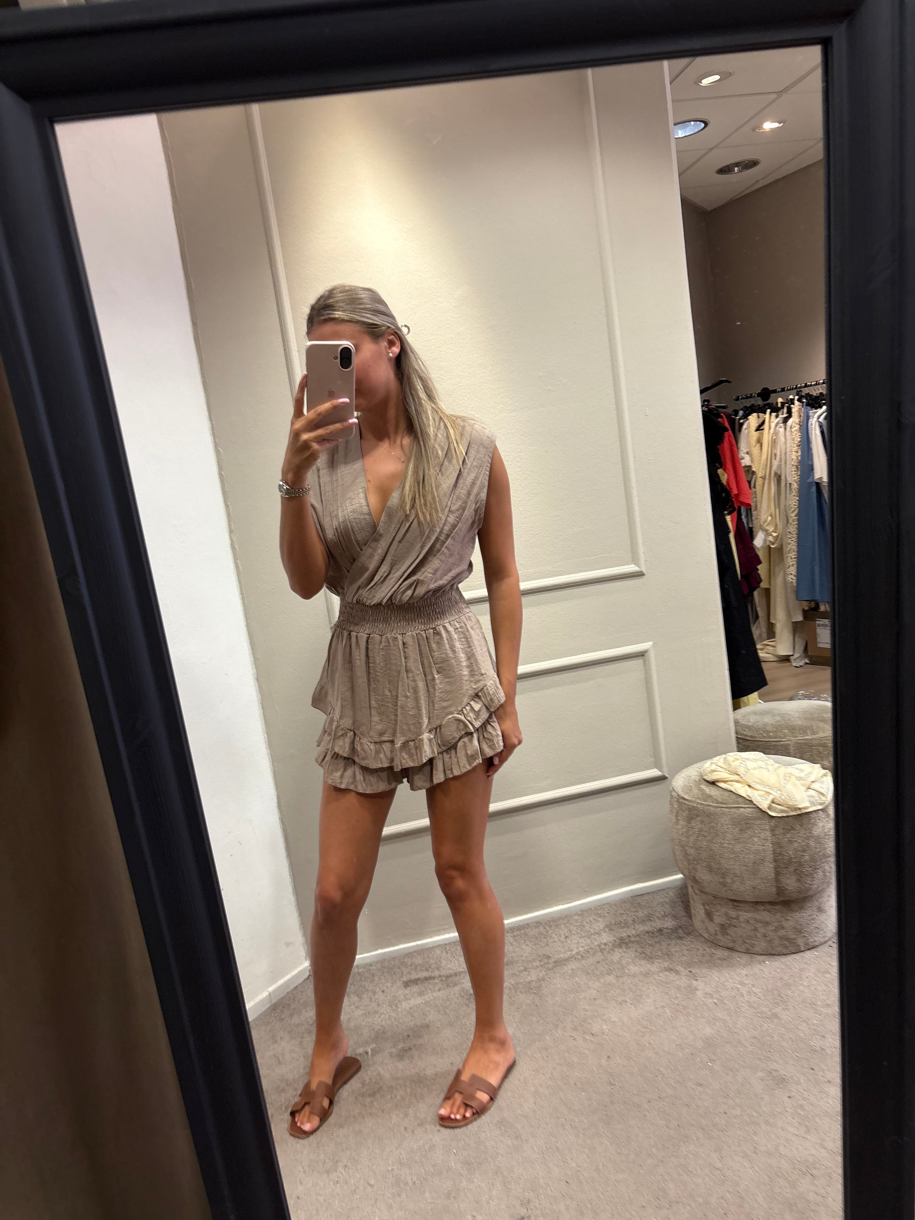 Summer playsuit - Taupe