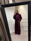 Kim set - aubergine
