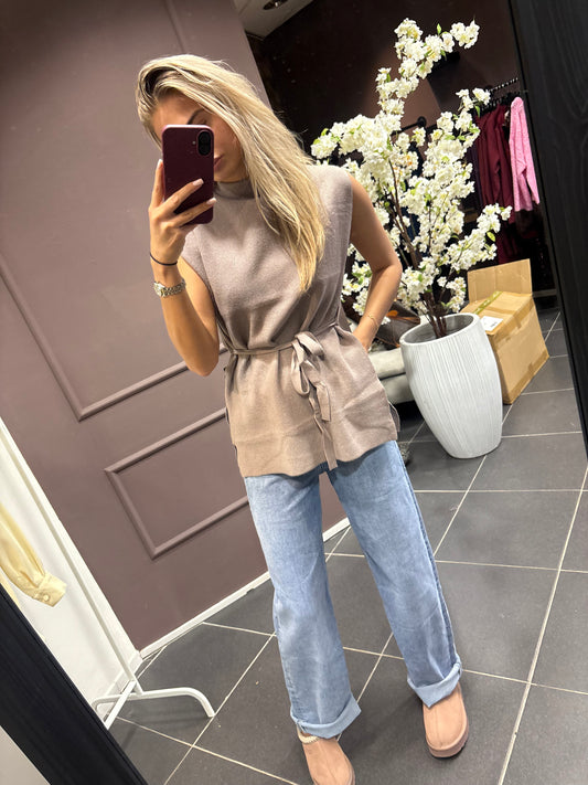 Sil top - Taupe