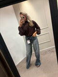 Serena blouse - Bruin