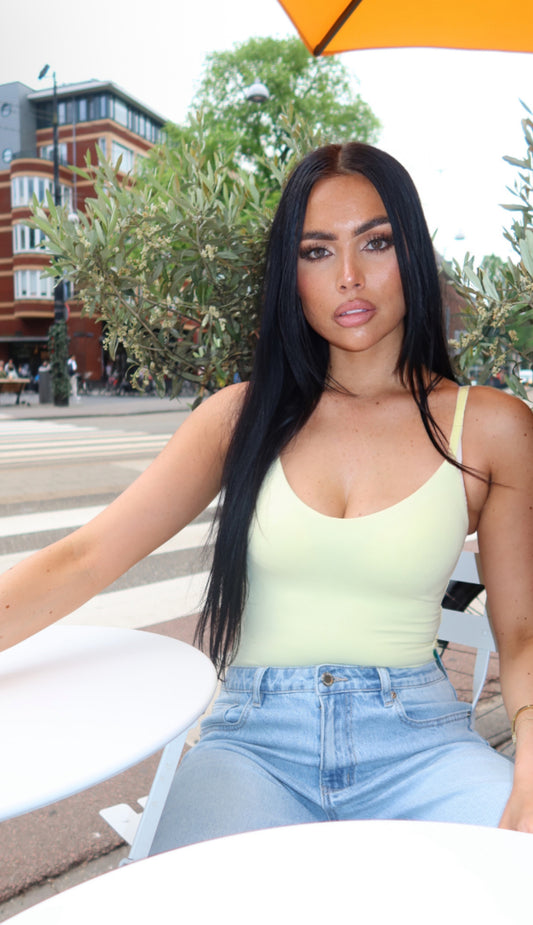 Unique the label AYA BODYSUIT - SOFT YELLOW
