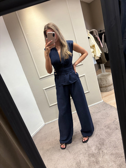 Alessia set donkerblauw