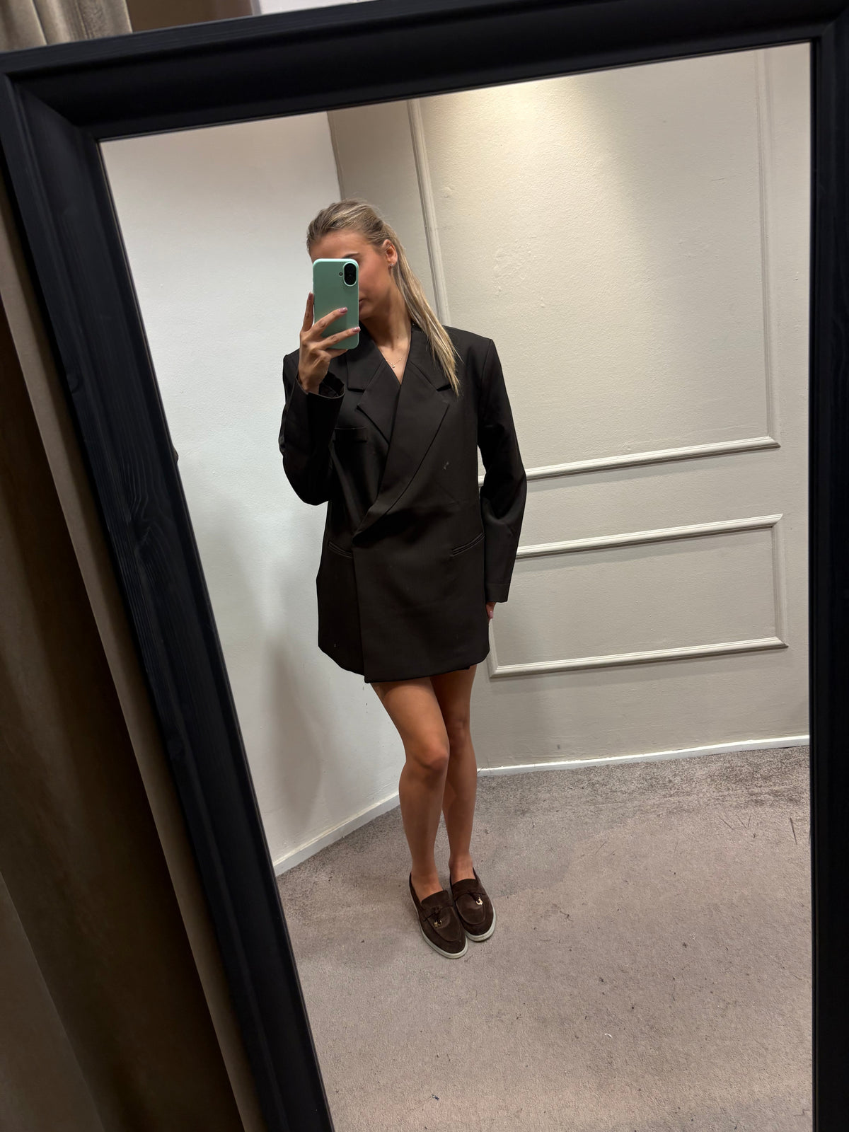 Oversized blazer - Bruin