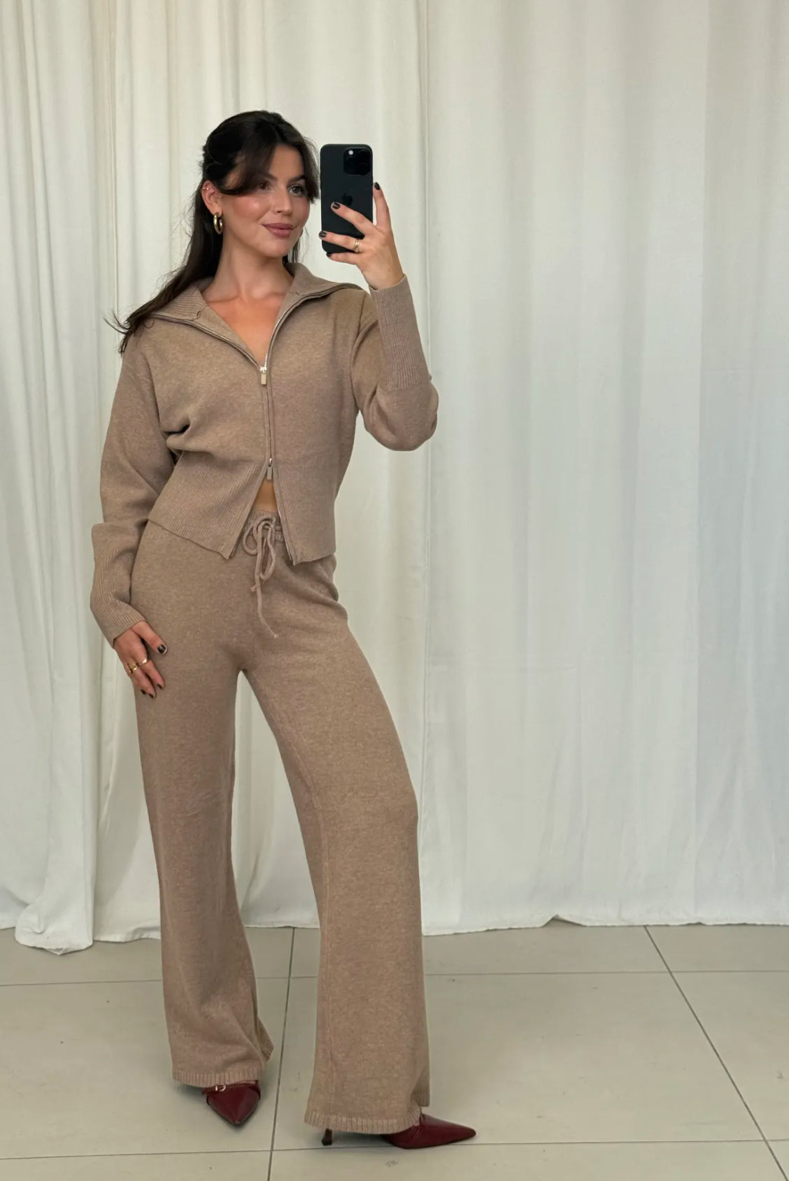 Nina set - Camel