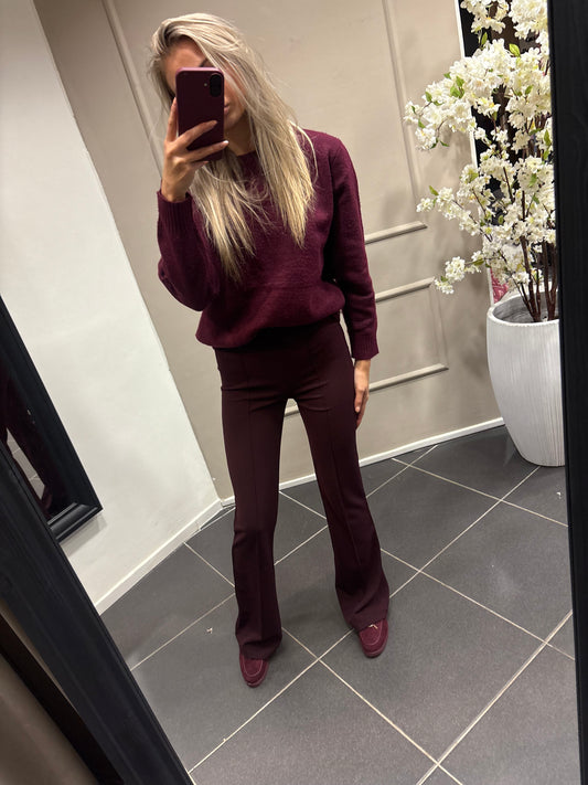Evy sweater - aubergine